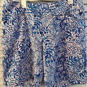 Hayden Ocean Print Lilly Pulitzer Shorts Size 16 Luxletic